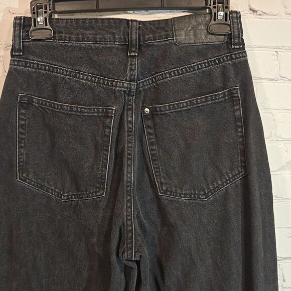 &Denim Black Loose Fit Mom Jeans Size 4 - Picture 6 of 7